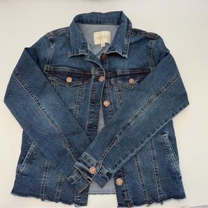 Denim Jacket with Copper Buttons